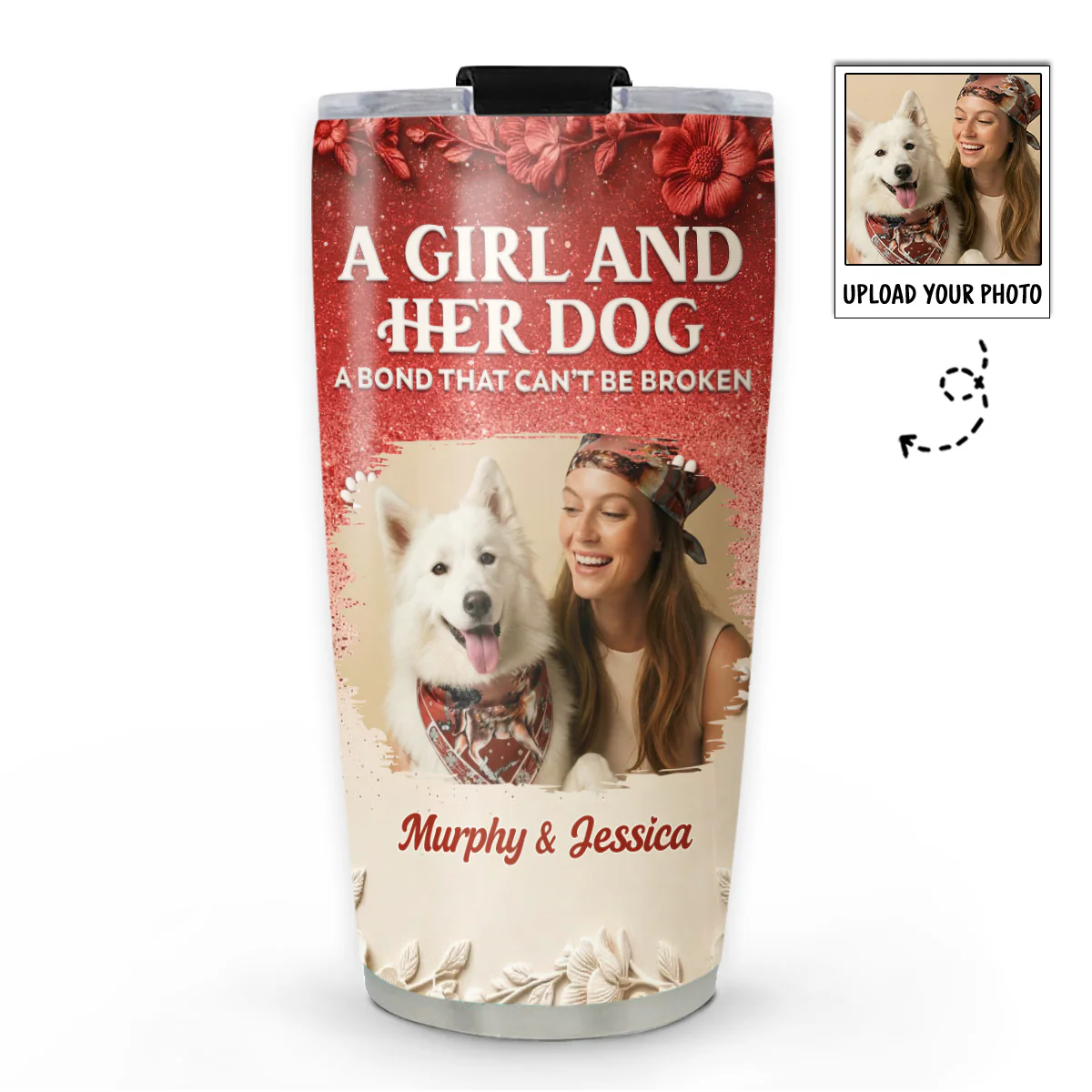 A Bond That Cant Be Broken Photo - Personalized Custom 3D Effect Tumbler