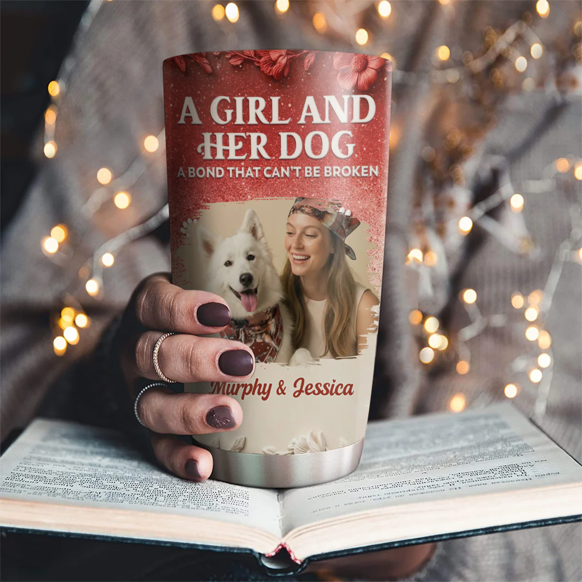 A Bond That Cant Be Broken Photo - Personalized Custom 3D Effect Tumbler - Image 2