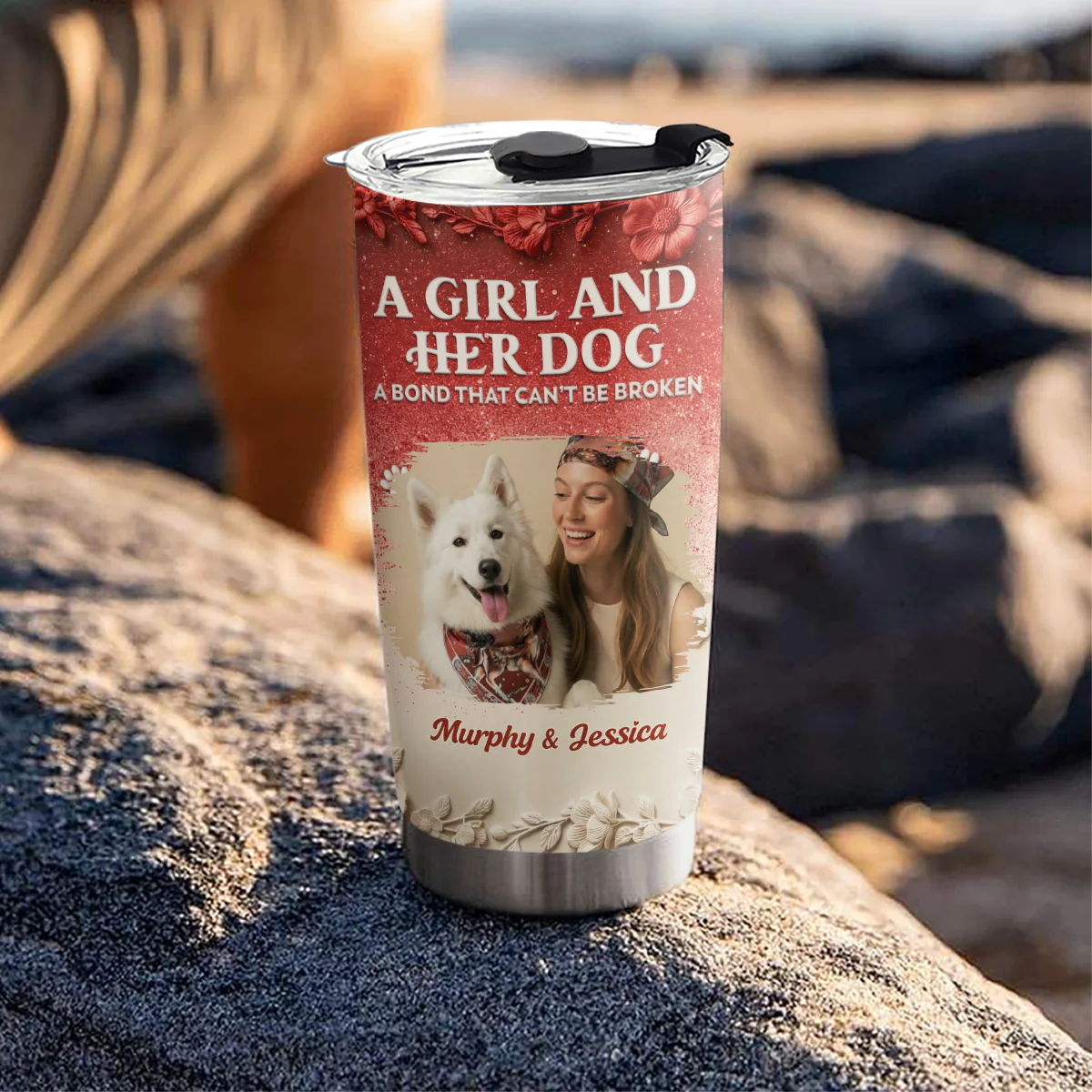 A Bond That Cant Be Broken Photo - Personalized Custom 3D Effect Tumbler - Image 3