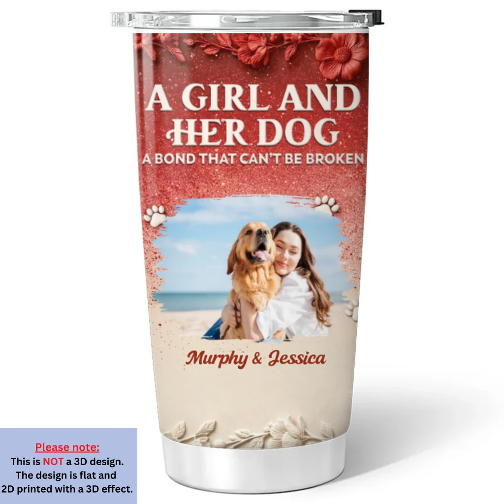 A Bond That Cant Be Broken Photo - Personalized Custom 3D Effect Tumbler - Image 5