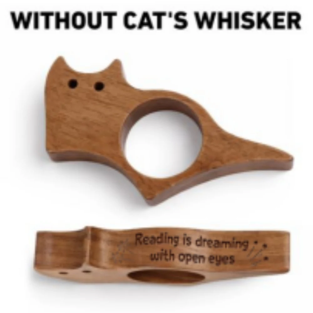 A Book Is A Dream - Personalized Custom Cat Book Page Holder - Image 6