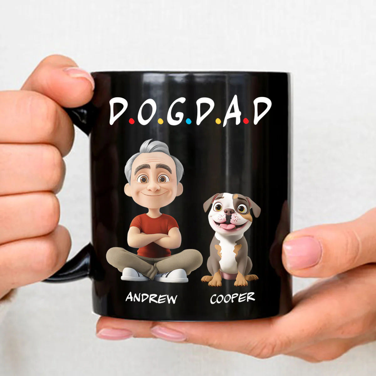 A Dog Parent - Personalized Custom Coffee Mug - Image 2