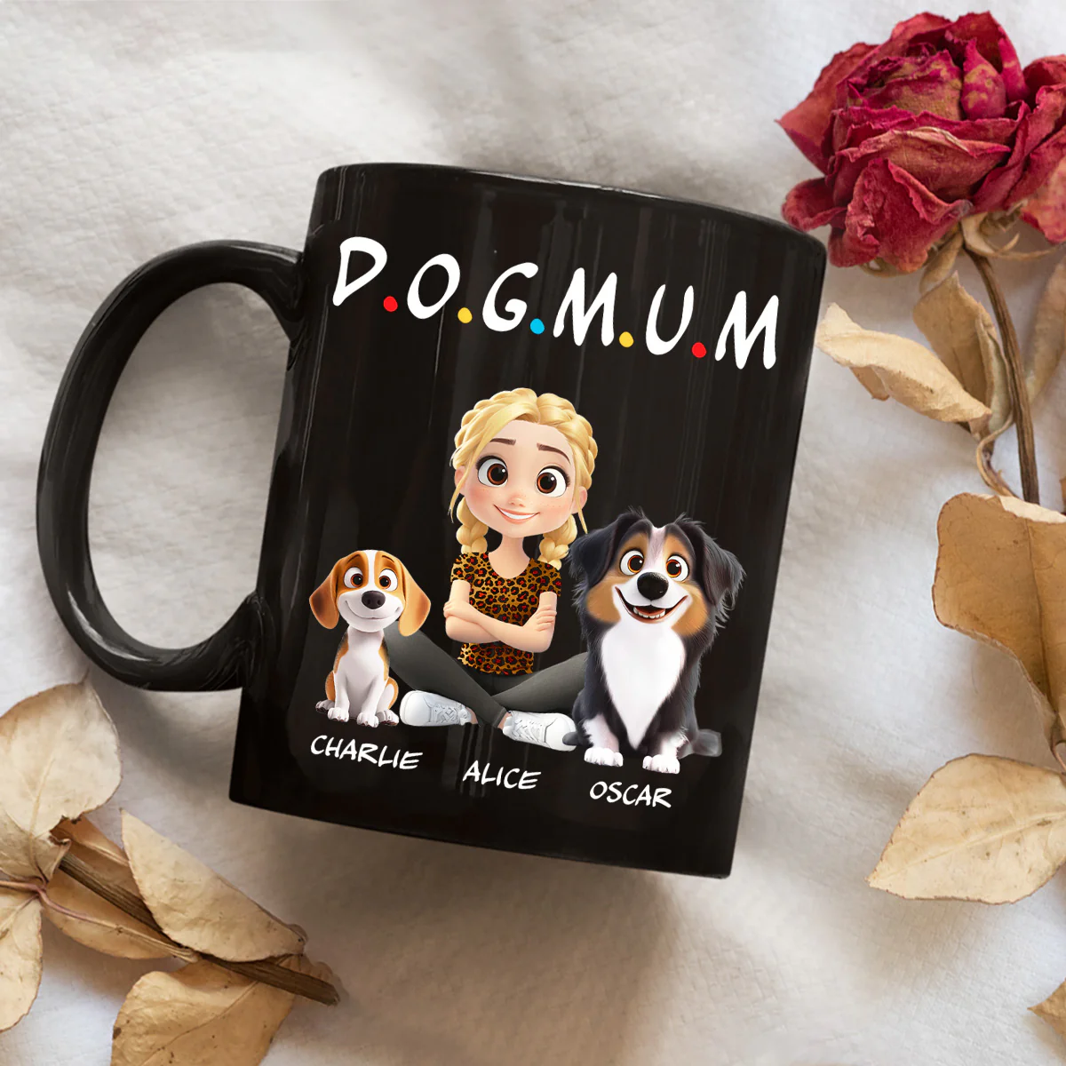 A Dog Parent - Personalized Custom Coffee Mug - Image 3