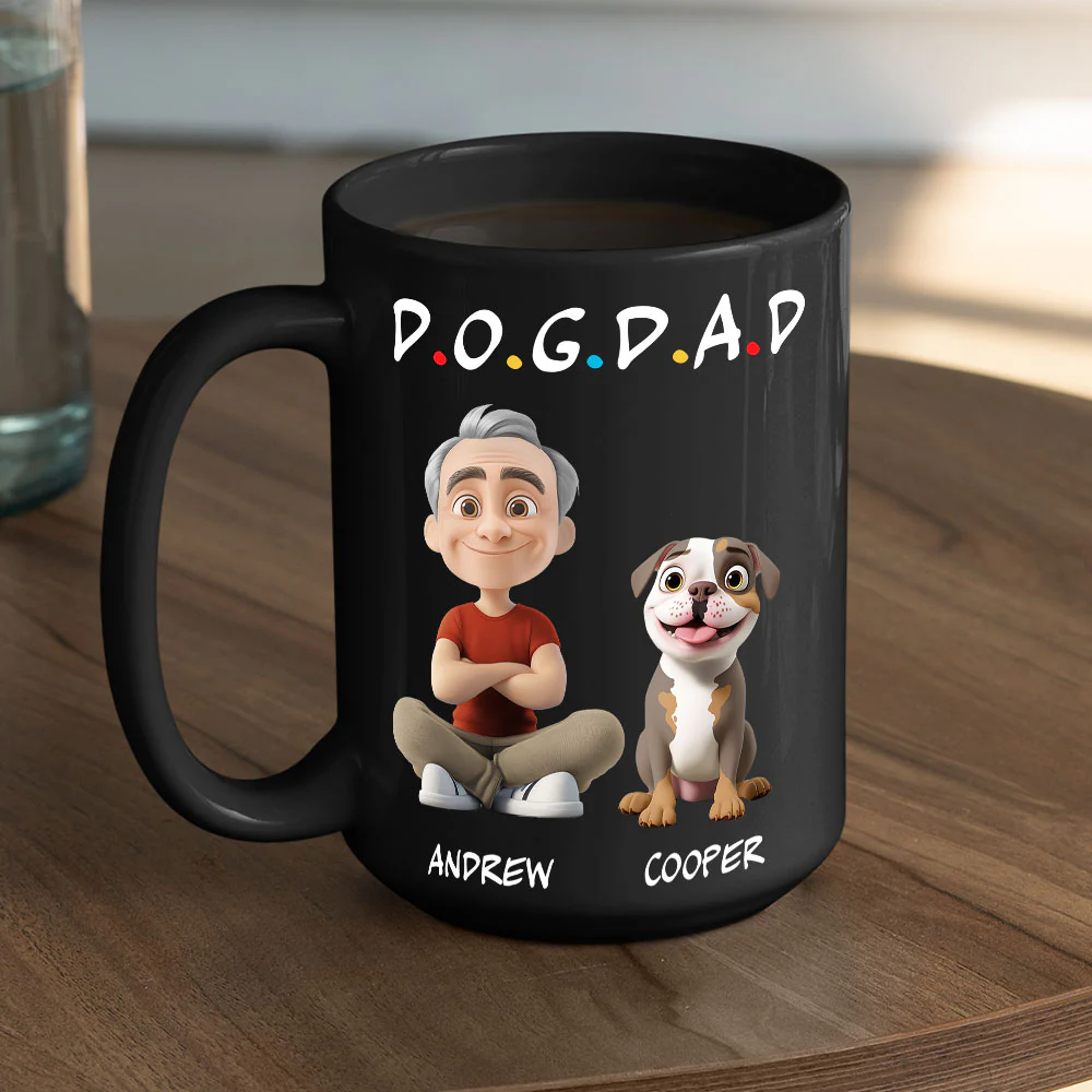 A Dog Parent - Personalized Custom Coffee Mug - Image 4