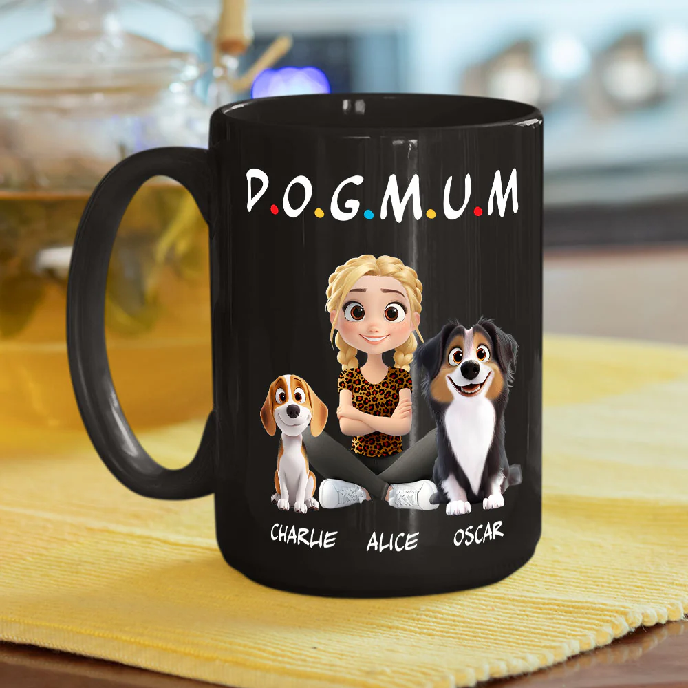 A Dog Parent - Personalized Custom Coffee Mug - Image 5