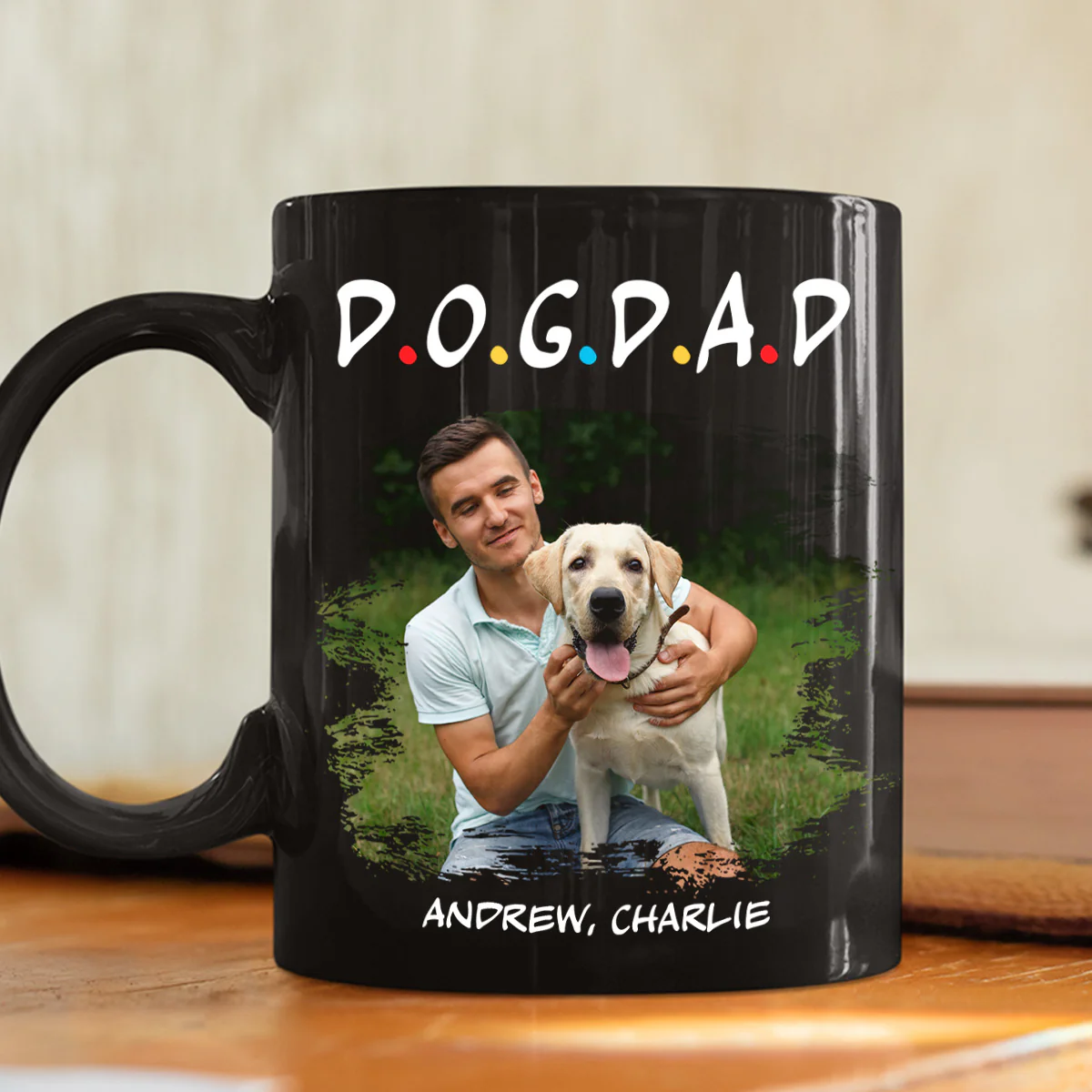 A Dog Parent Photo - Personalized Custom Coffee Mug