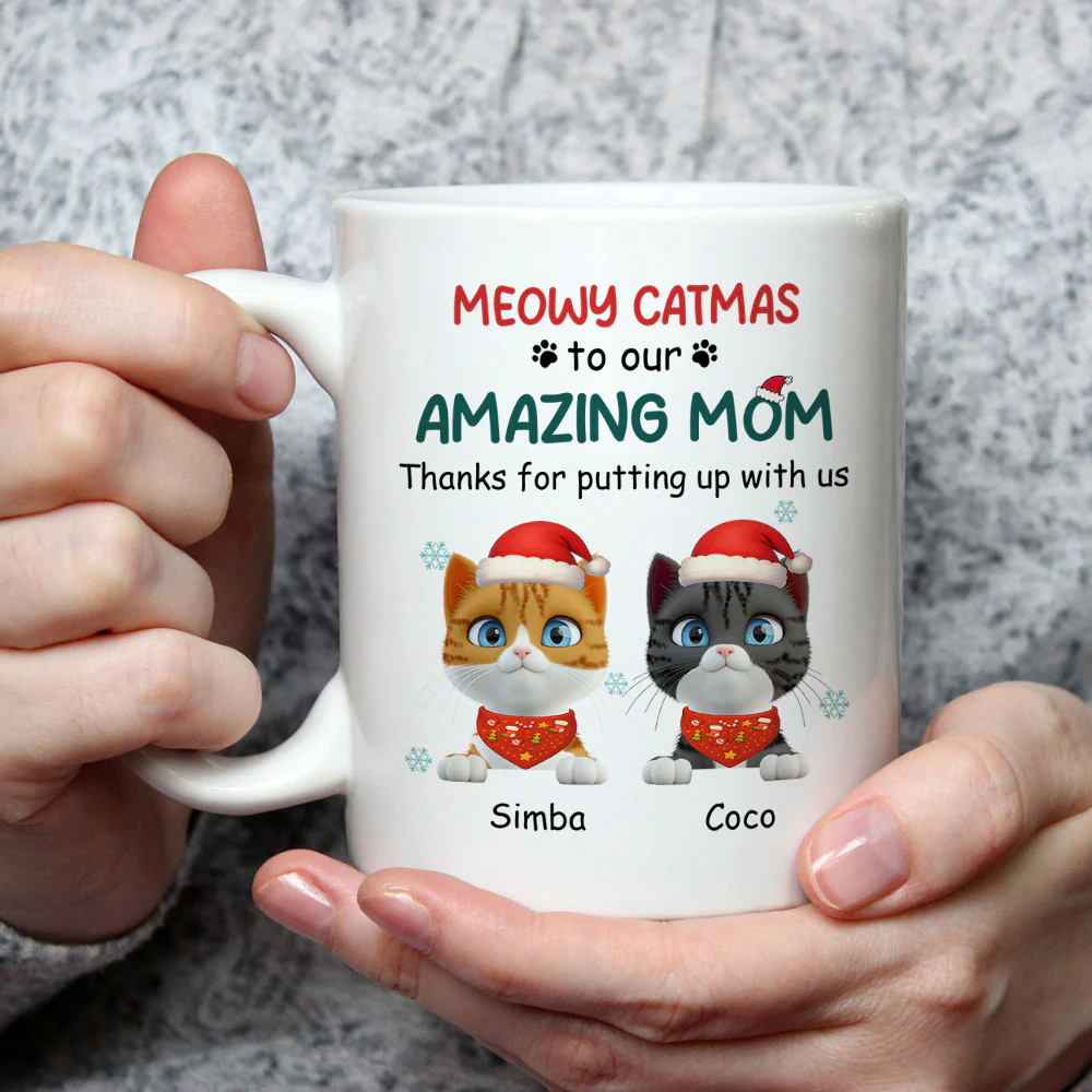 A Good Time Of Year Ver Cat - Personalized Custom Coffee Mug - Image 2