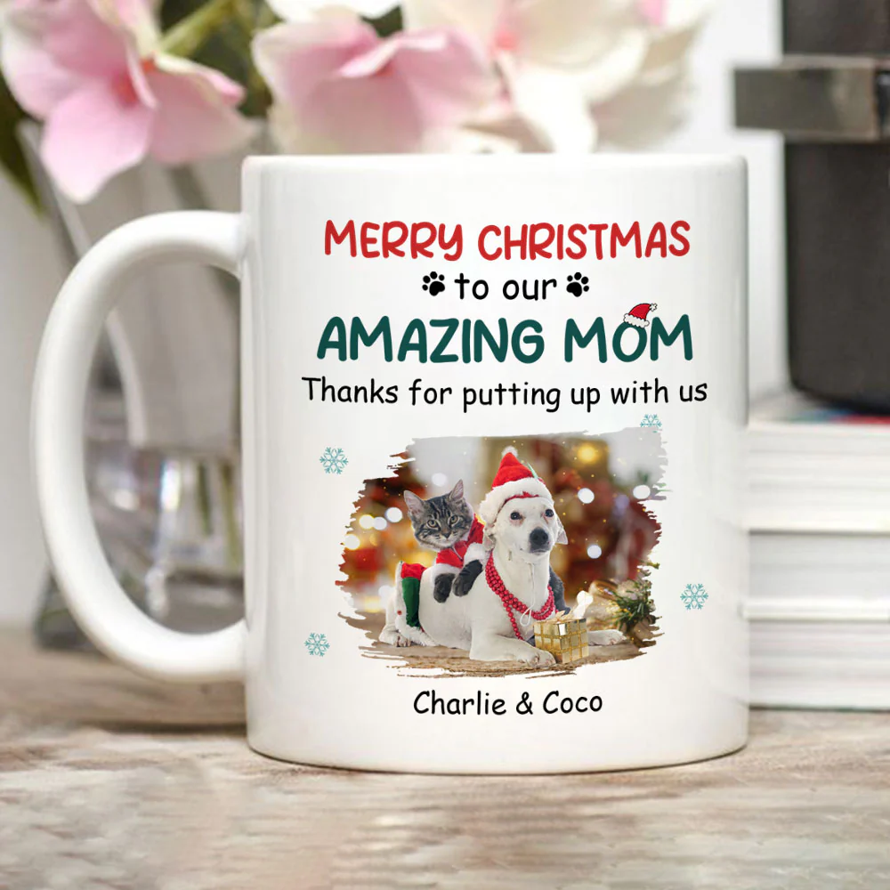 A Good Time Of Year Ver Pet Photo - Personalized Custom Coffee Mug - Image 2