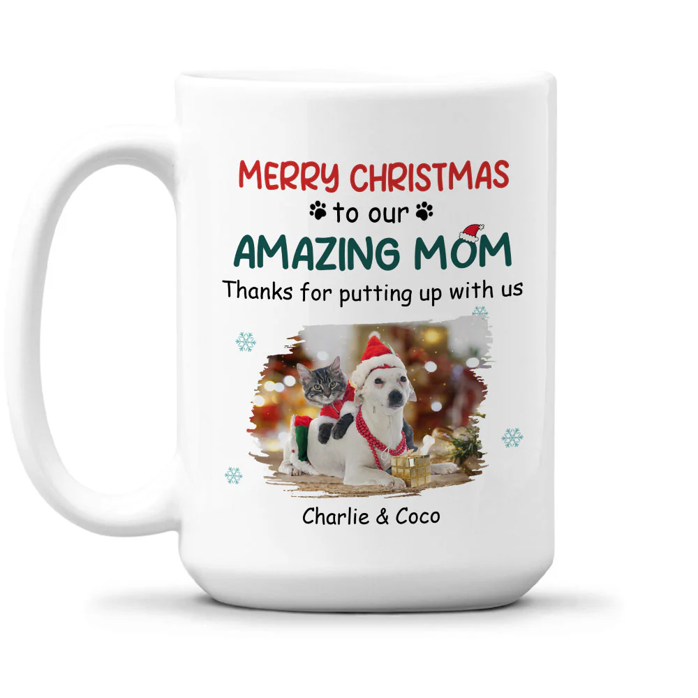 A Good Time Of Year Ver Pet Photo - Personalized Custom Coffee Mug - Image 3