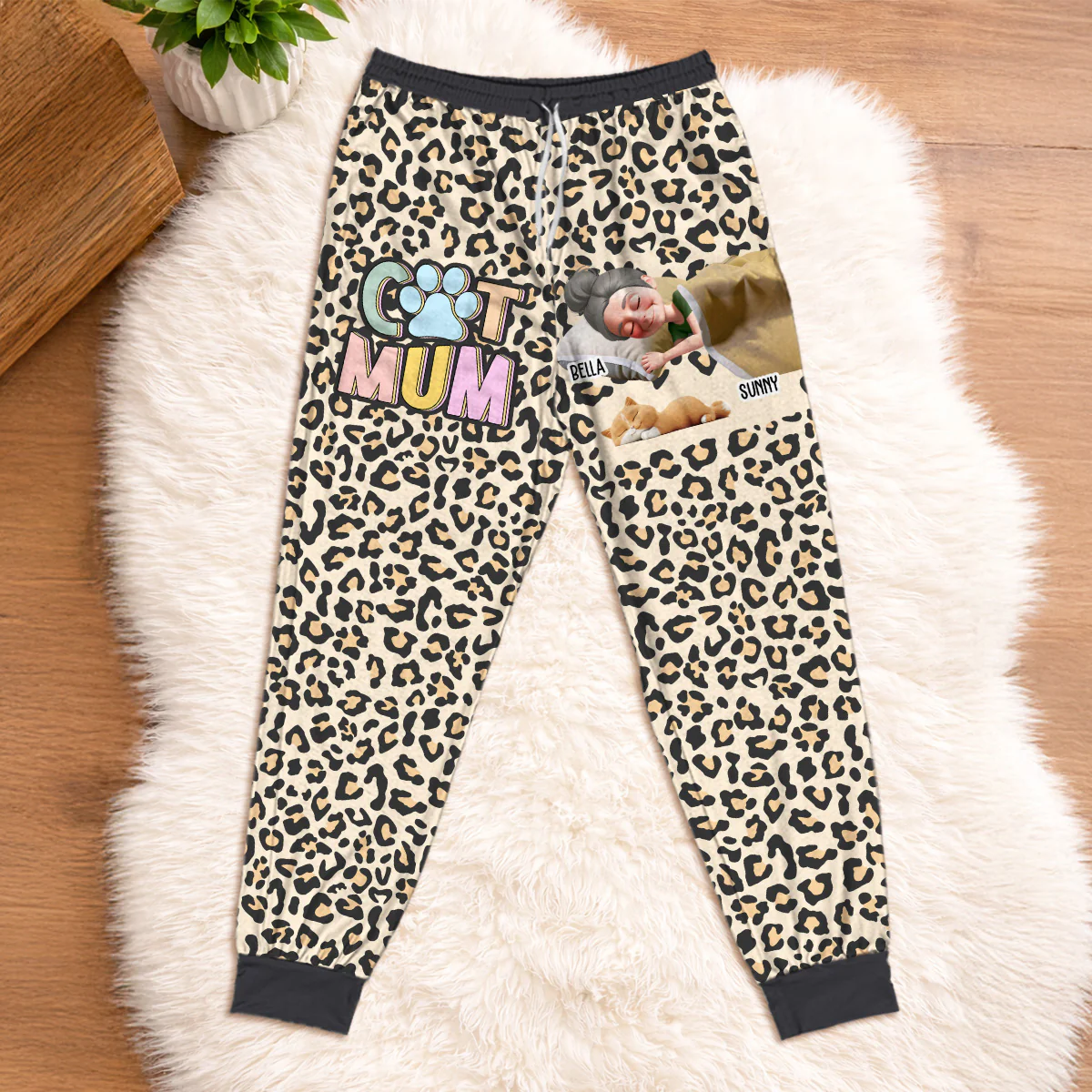 A Home Mom - Personalized Custom Pajama Pants - Image 2