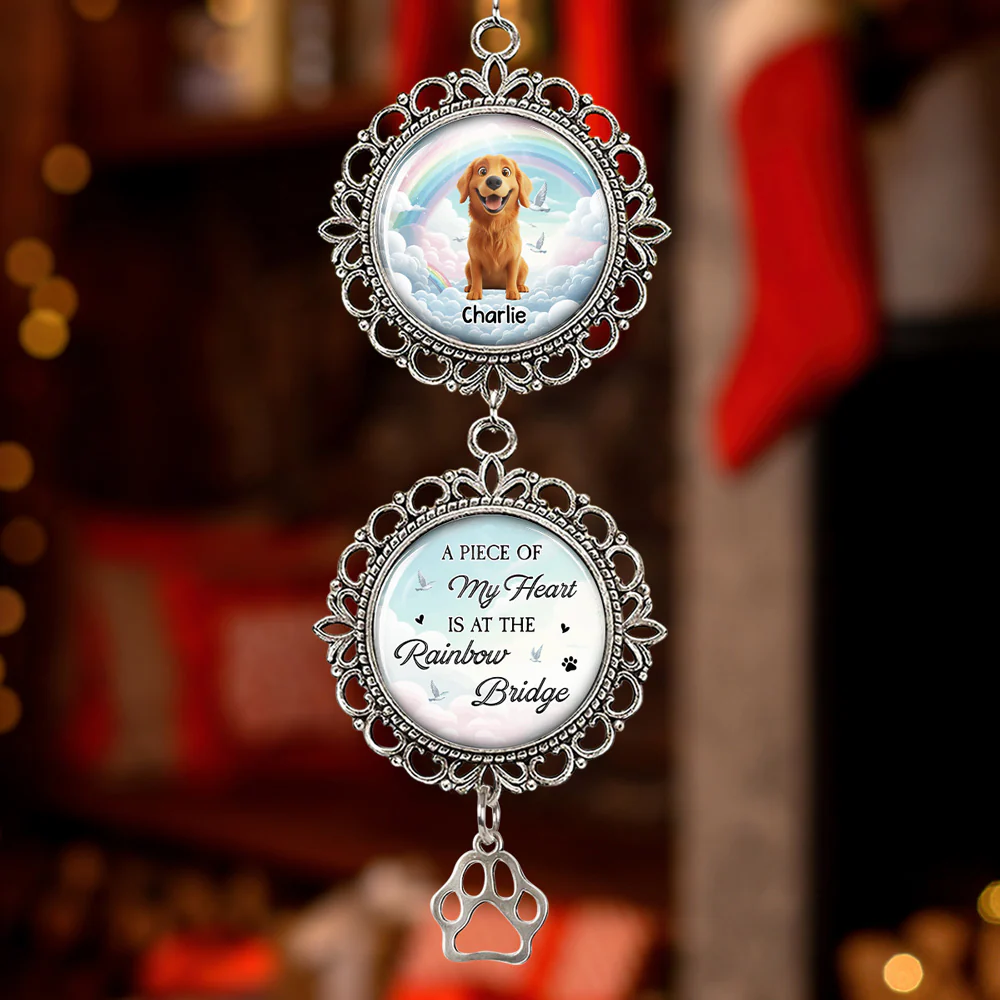 A Piece Of My Heart - Personalized Custom Charming Ornament