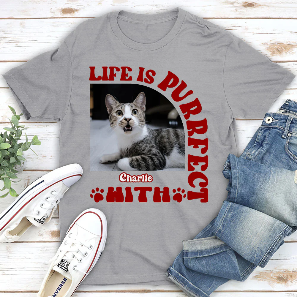 Absolutely Perfect Photo - Personalized Custom Unisex T-shirt - Image 2