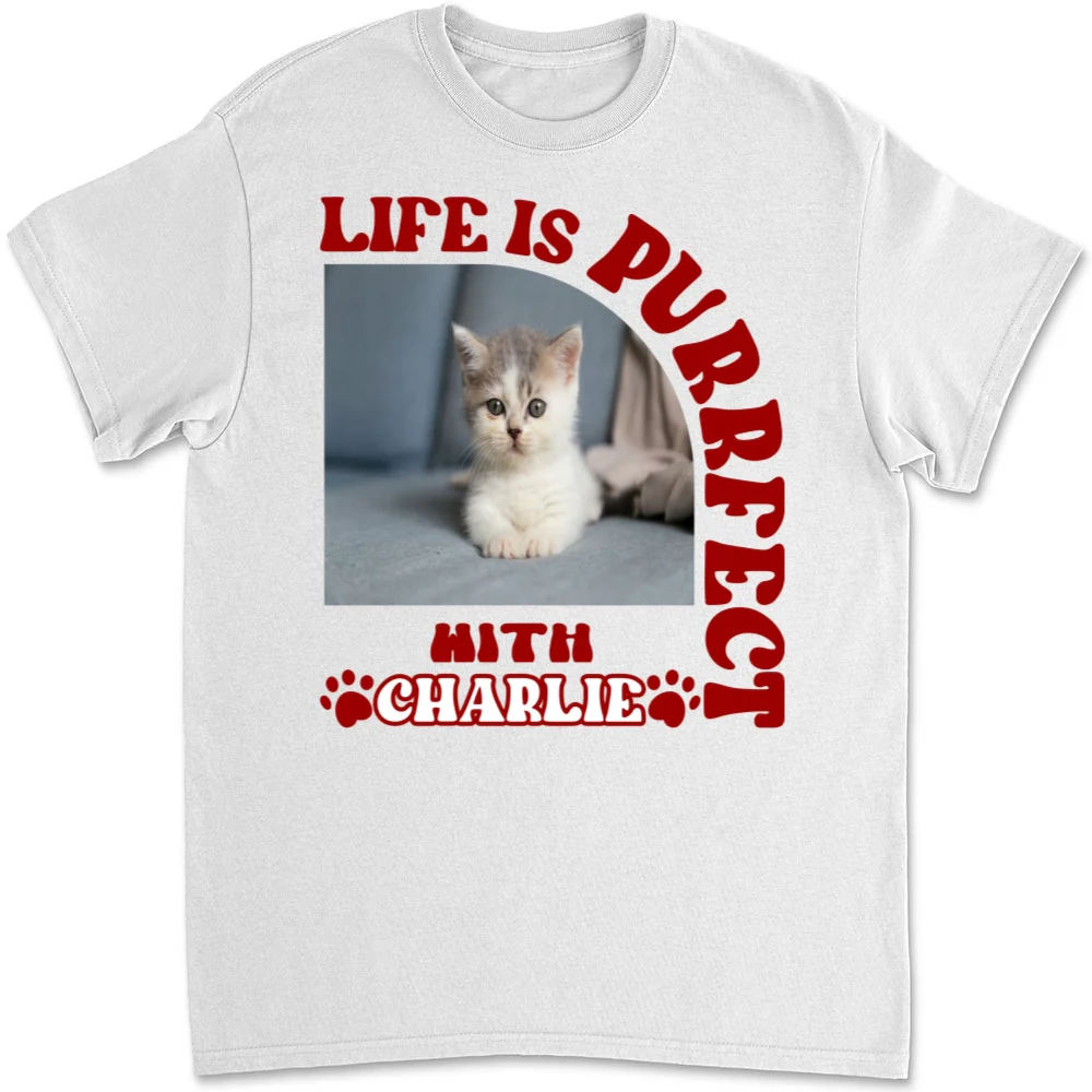 Absolutely Perfect Photo - Personalized Custom Unisex T-shirt - Image 3