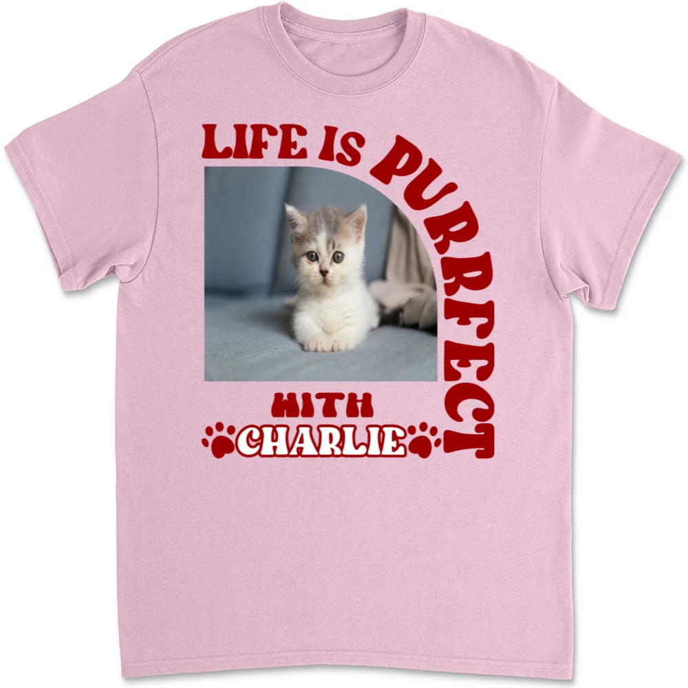 Absolutely Perfect Photo - Personalized Custom Unisex T-shirt - Image 4