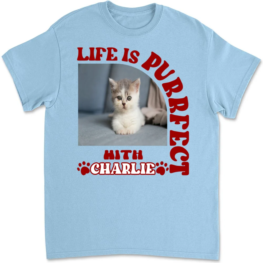 Absolutely Perfect Photo - Personalized Custom Unisex T-shirt - Image 5
