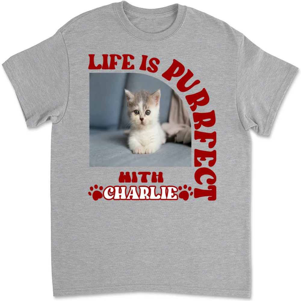Absolutely Perfect Photo - Personalized Custom Unisex T-shirt - Image 6