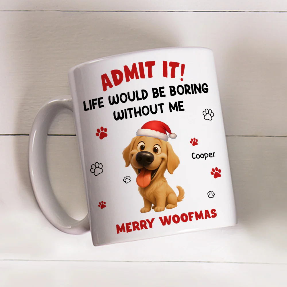 Admit Cartoon - Personalized Custom Coffee Mug - Image 4