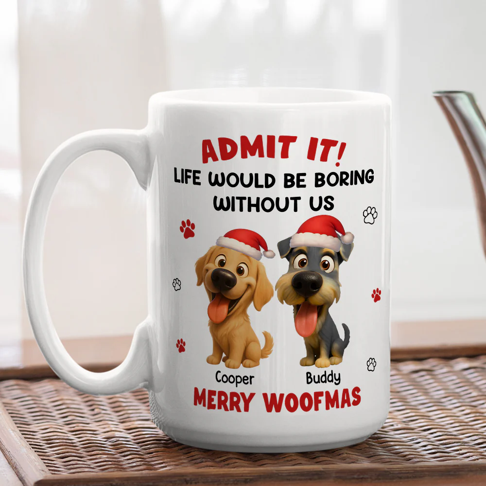 Admit Cartoon - Personalized Custom Coffee Mug - Image 5