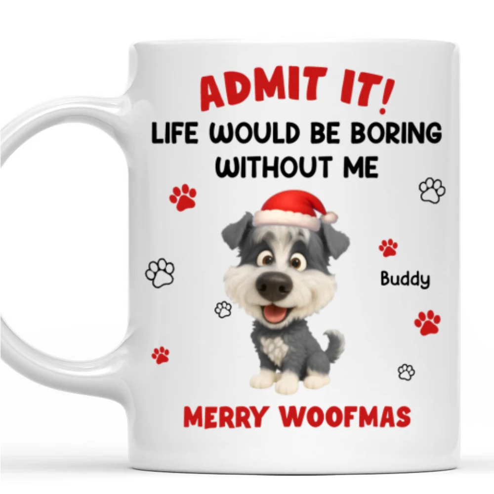 Admit Cartoon - Personalized Custom Coffee Mug - Image 8