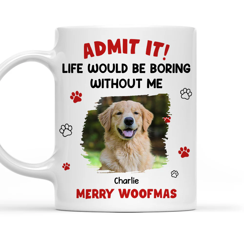 Admit Cartoon Photo - Personalized Custom Coffee Mug