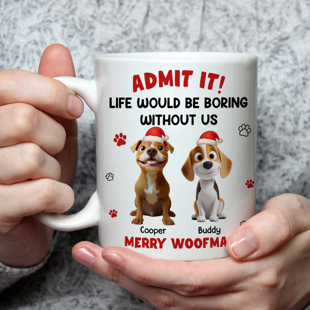 Admit Cartoon Version 2 - Personalized Custom Coffee Mug - Image 3