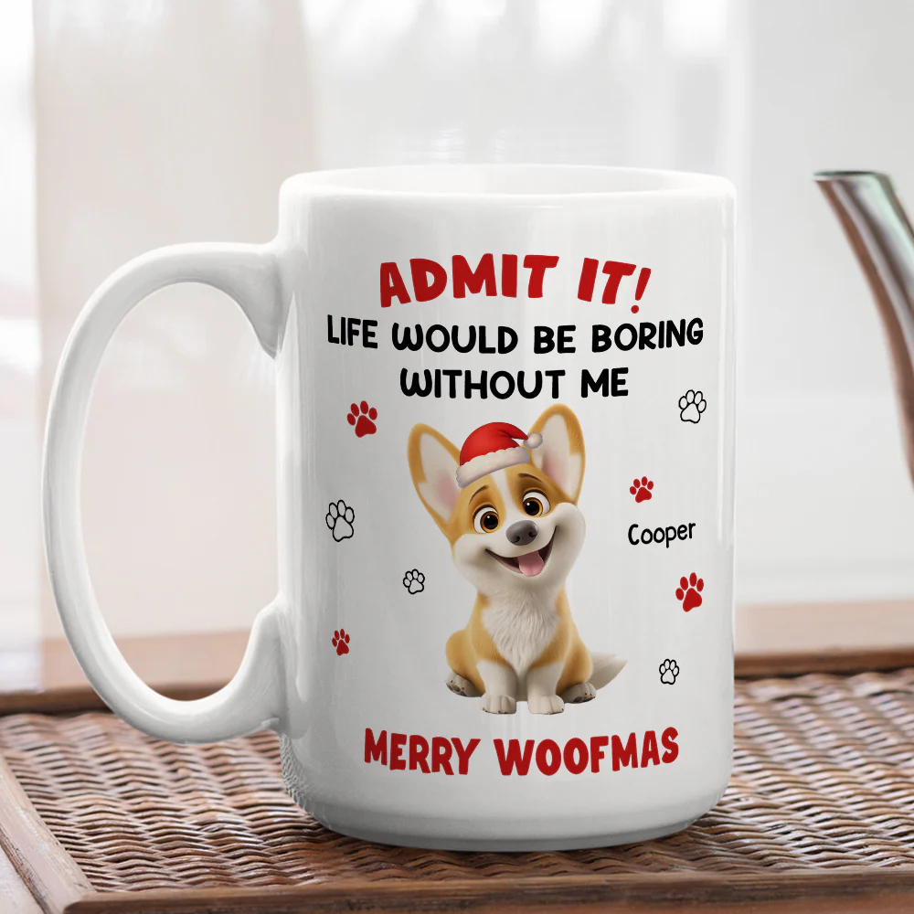 Admit Cartoon Version 2 - Personalized Custom Coffee Mug - Image 5