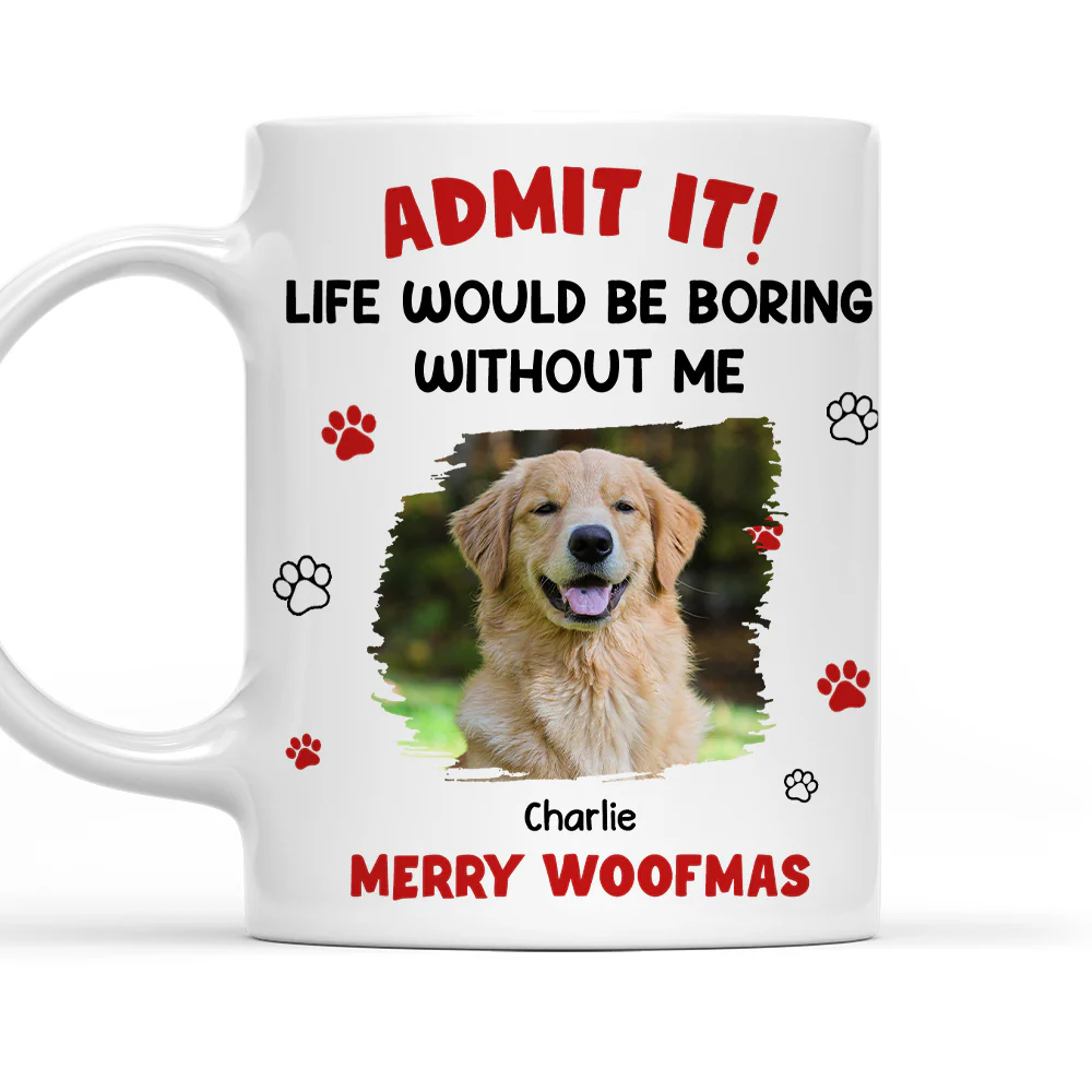 Admit Cartoon Version 2 Photo - Personalized Custom Coffee Mug