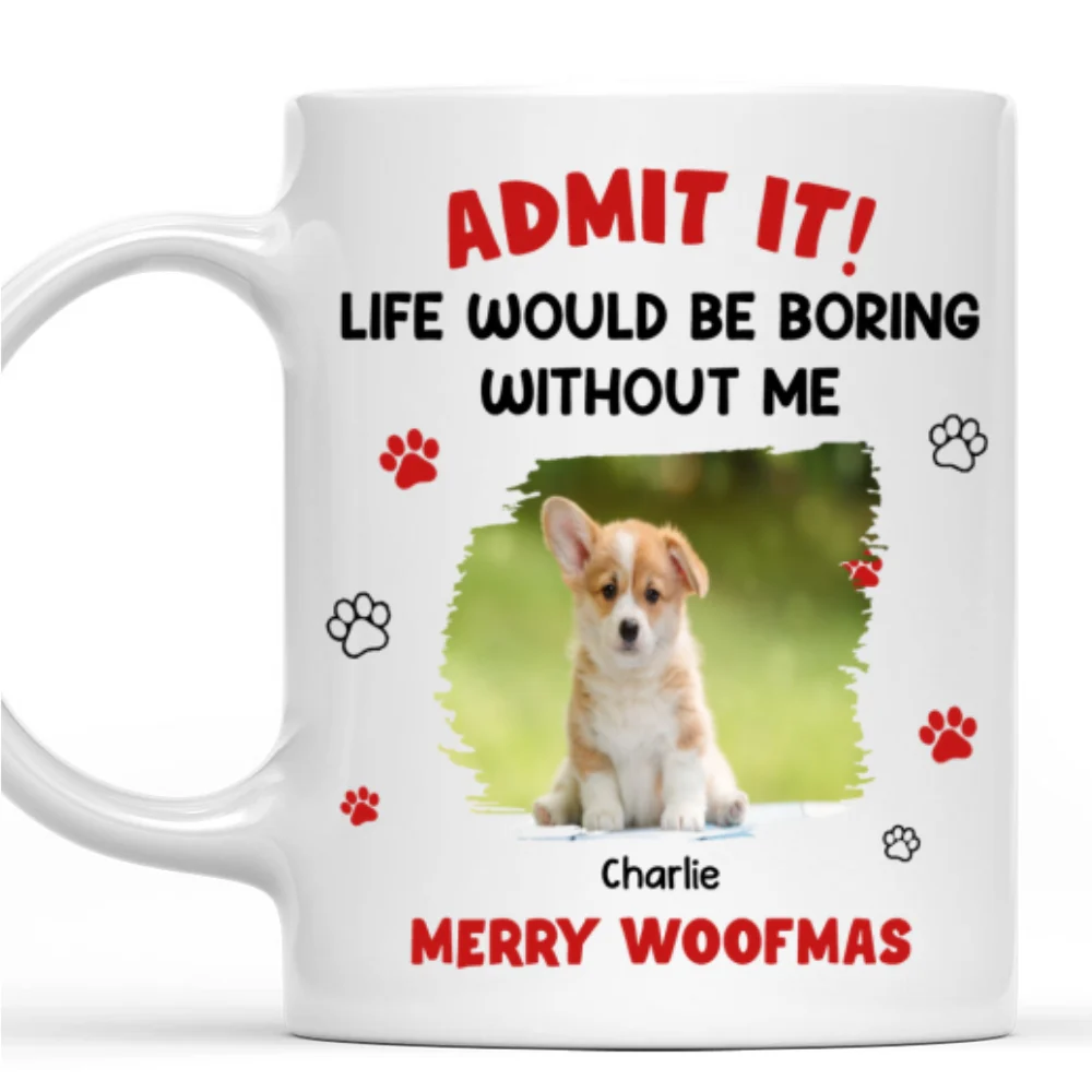 Admit Cartoon Version 2 Photo - Personalized Custom Coffee Mug - Image 4