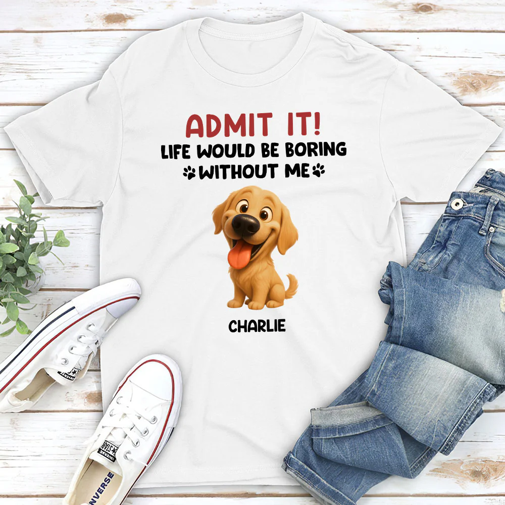Admit It Cartoon - Personalized Custom Unisex T-Shirt - Image 2