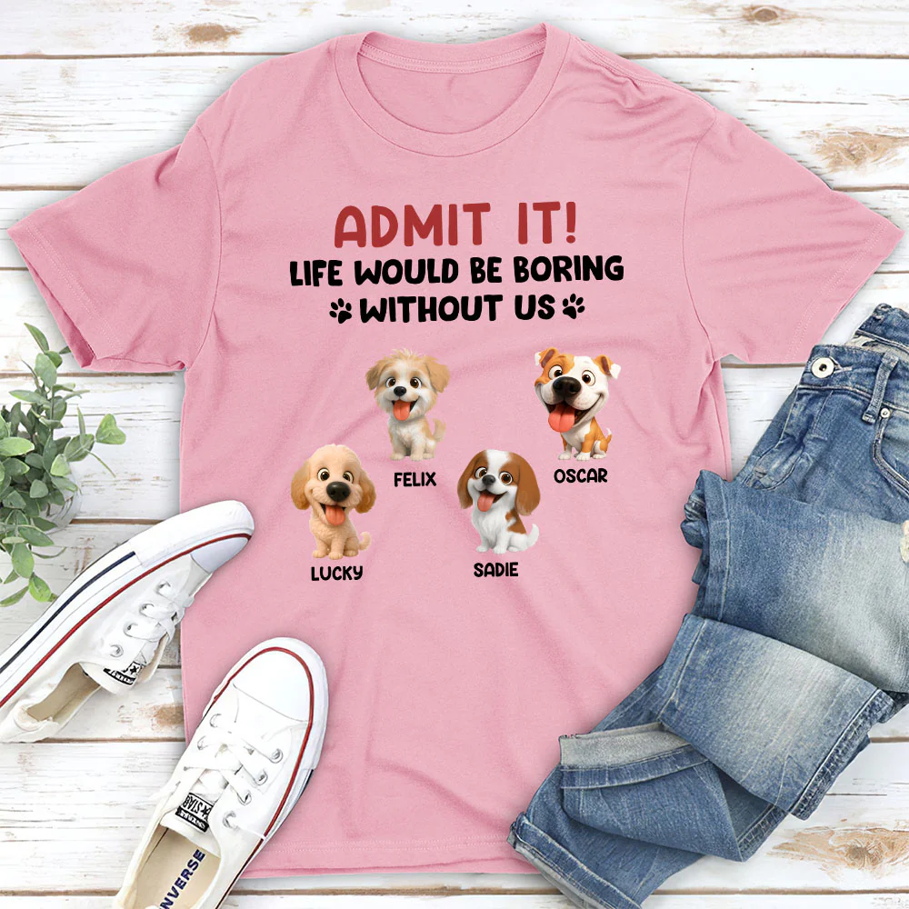 Admit It Cartoon - Personalized Custom Unisex T-Shirt - Image 3