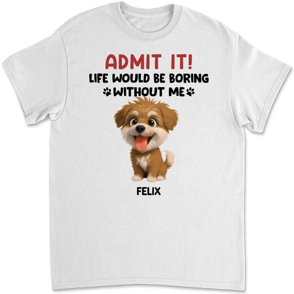 Admit It Cartoon - Personalized Custom Unisex T-Shirt - Image 5