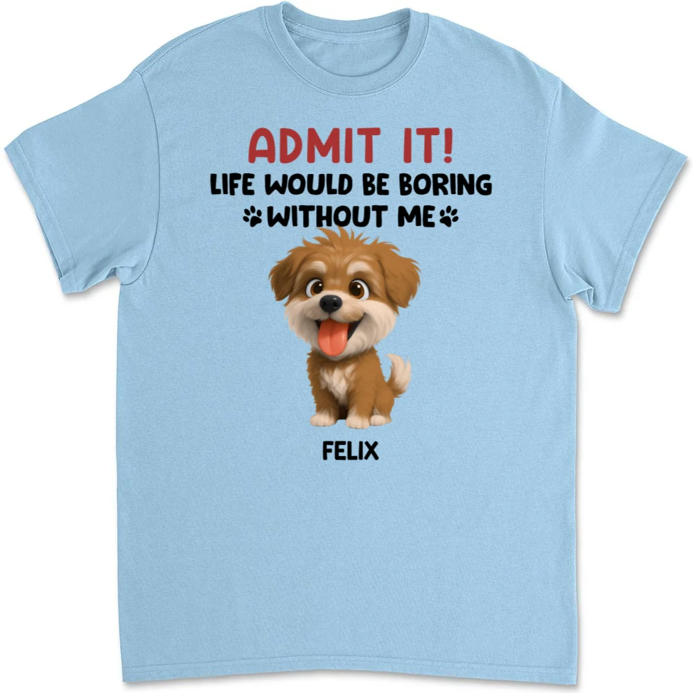 Admit It Cartoon - Personalized Custom Unisex T-Shirt - Image 8
