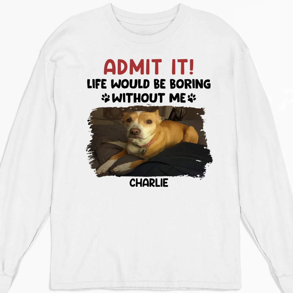 Admit It Cartoon Photo - Personalized Custom Long Sleeve T-shirt - Image 6
