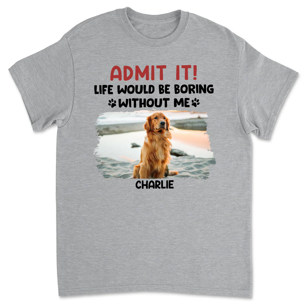Admit It Cartoon Photo - Personalized Custom Unisex T-Shirt