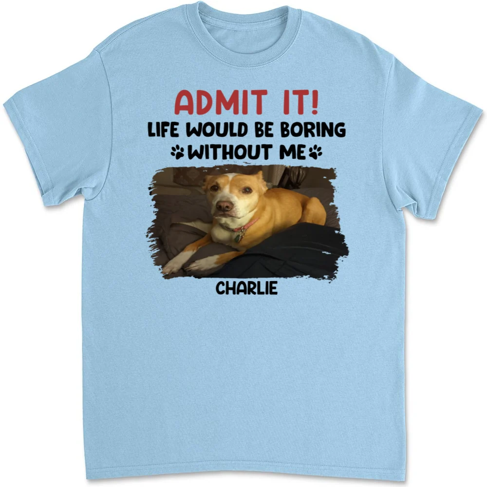 Admit It Cartoon Photo - Personalized Custom Unisex T-Shirt - Image 8