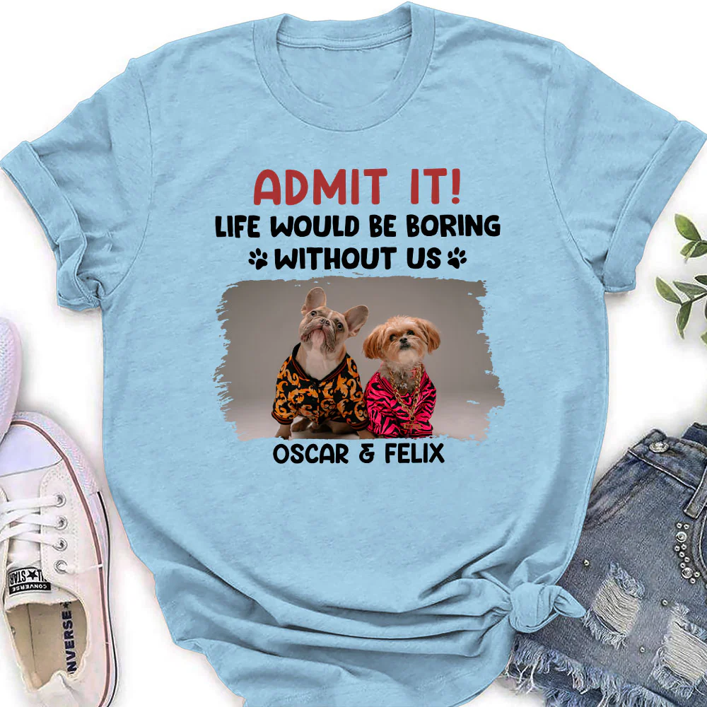 Admit It Cartoon Photo - Personalized Custom Women's T-shirt - Image 4
