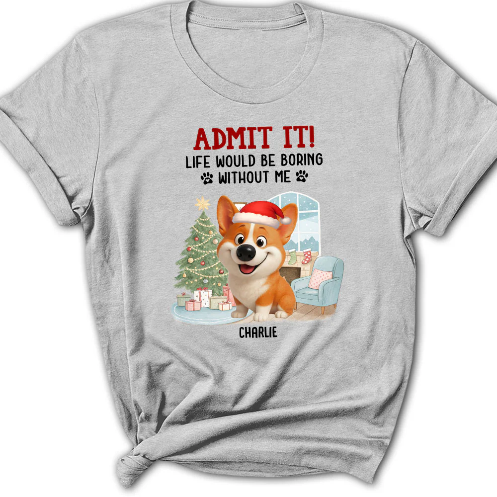 Admit It Christmas Cartoon - Personalized Custom Women's T-Shirt