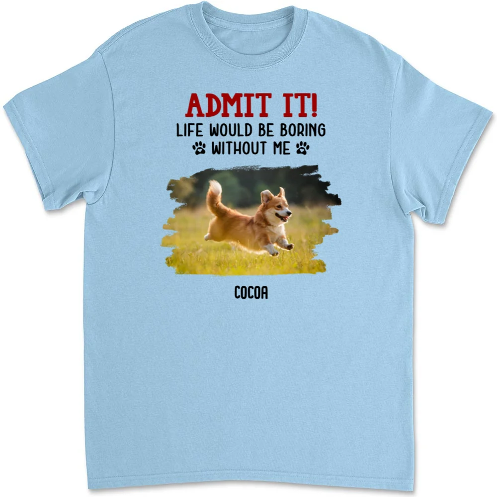 Admit It Christmas Cartoon Photo - Personalized Custom Unisex T-shirt - Image 7