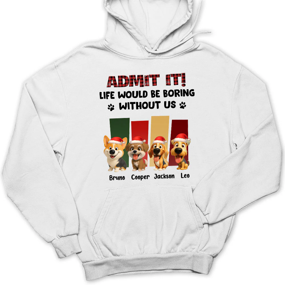 Admit It Christmas - Personalized Custom Hoodie