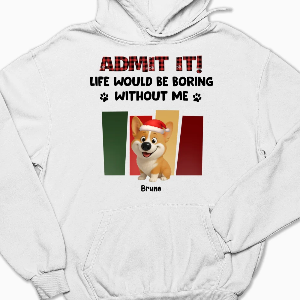 Admit It Christmas - Personalized Custom Hoodie - Image 3
