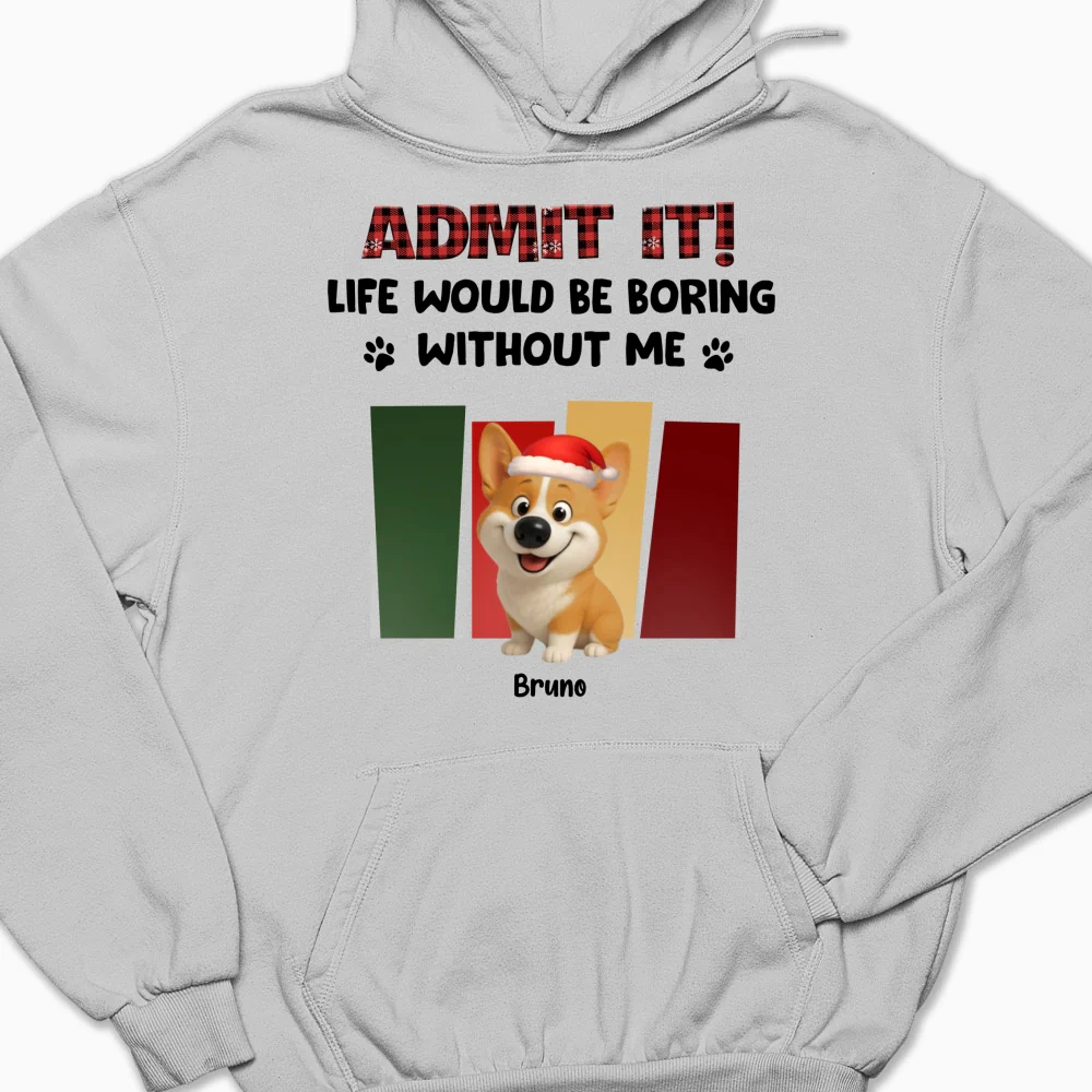 Admit It Christmas - Personalized Custom Hoodie - Image 4