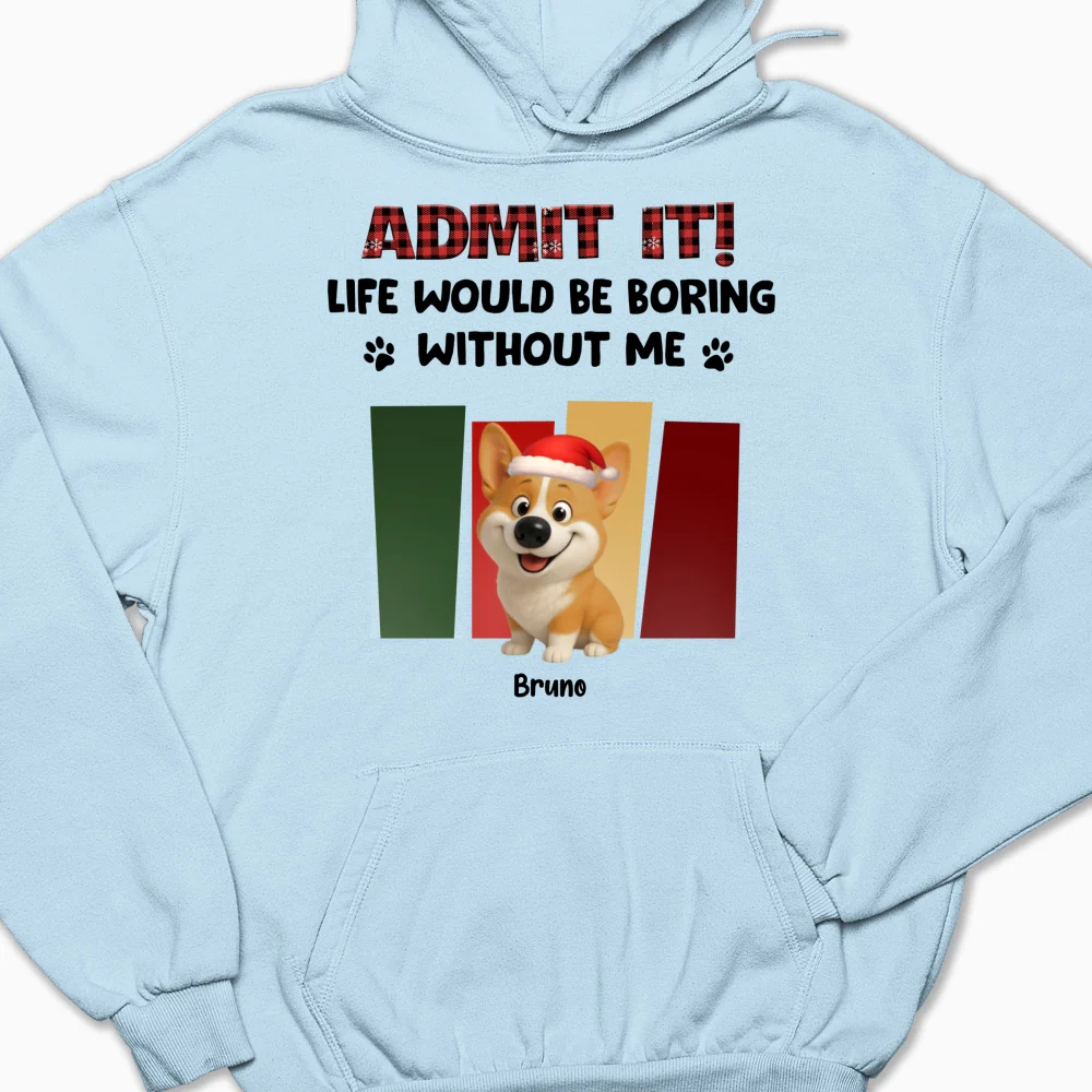 Admit It Christmas - Personalized Custom Hoodie - Image 5