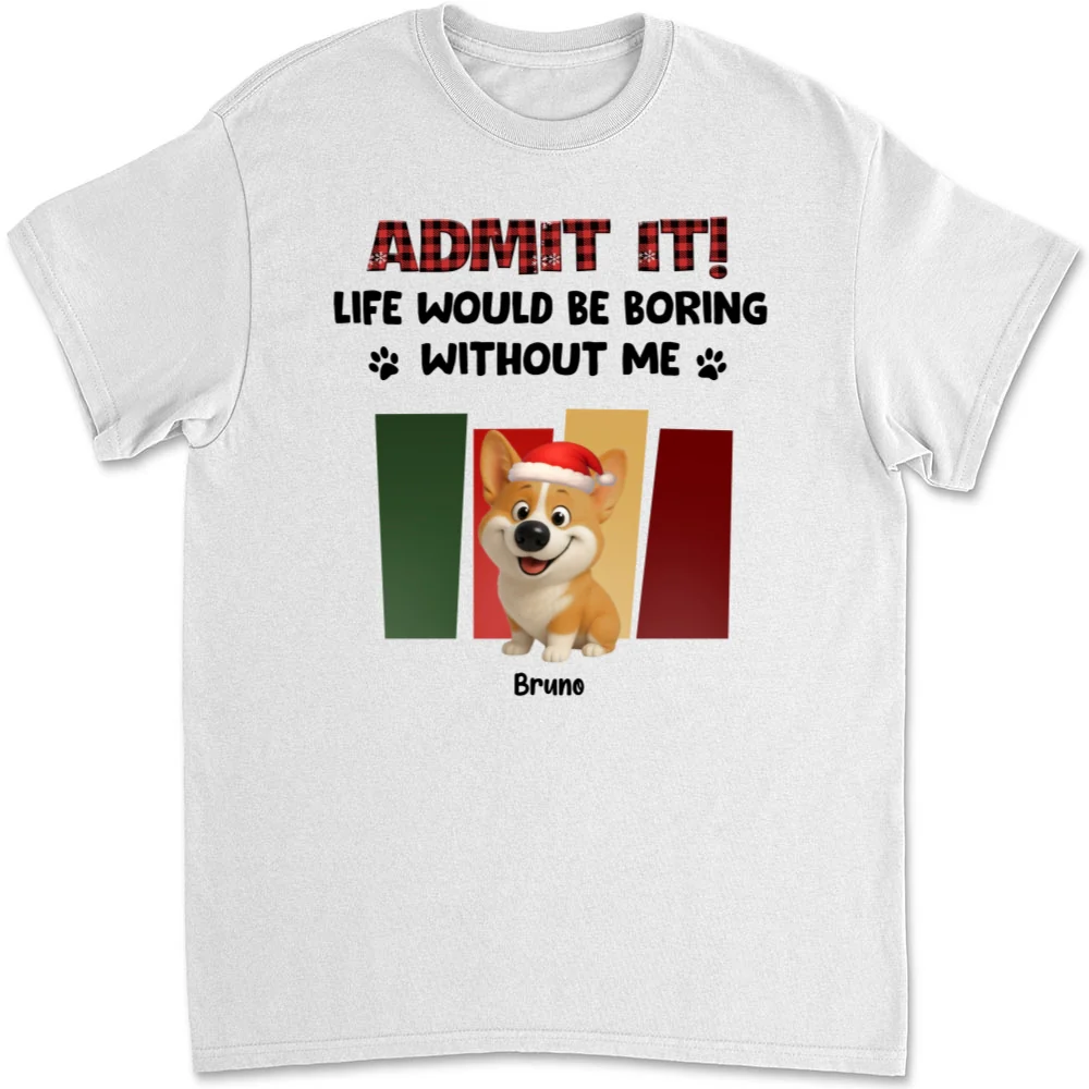 Admit It Christmas - Personalized Custom Unisex T-shirt - Image 5