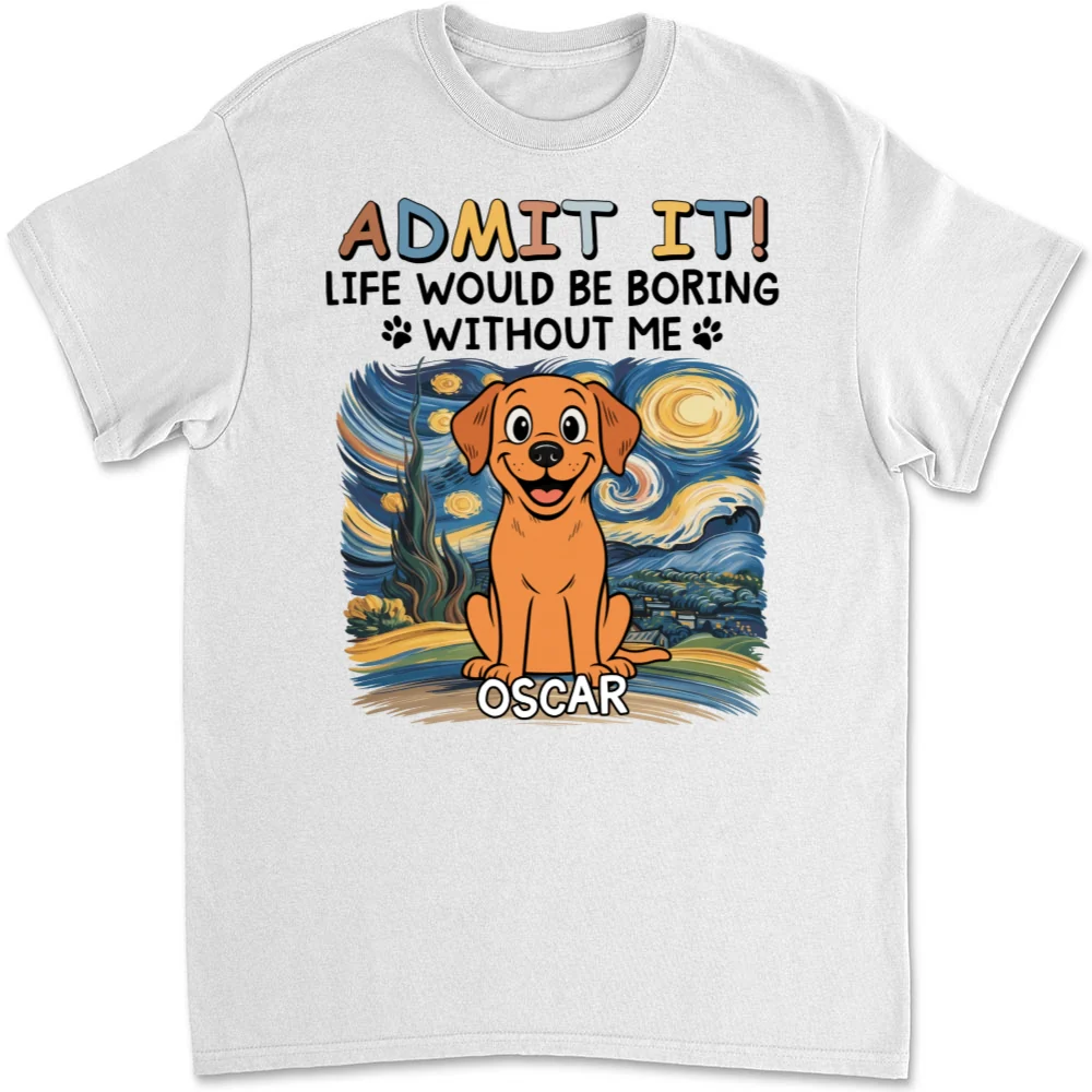 Admit It Retro - Personalized Custom Unisex T-Shirt - Image 7