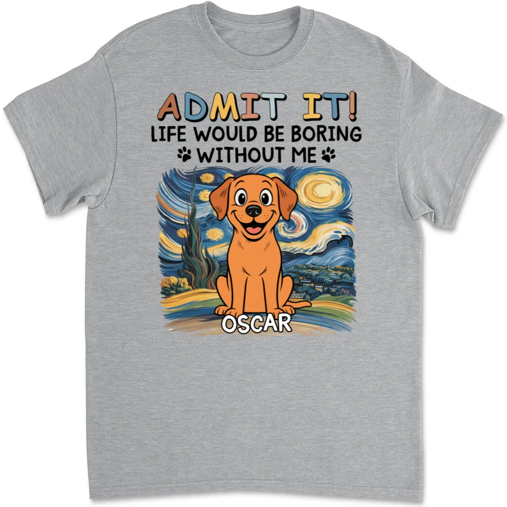 Admit It Retro - Personalized Custom Unisex T-Shirt - Image 8