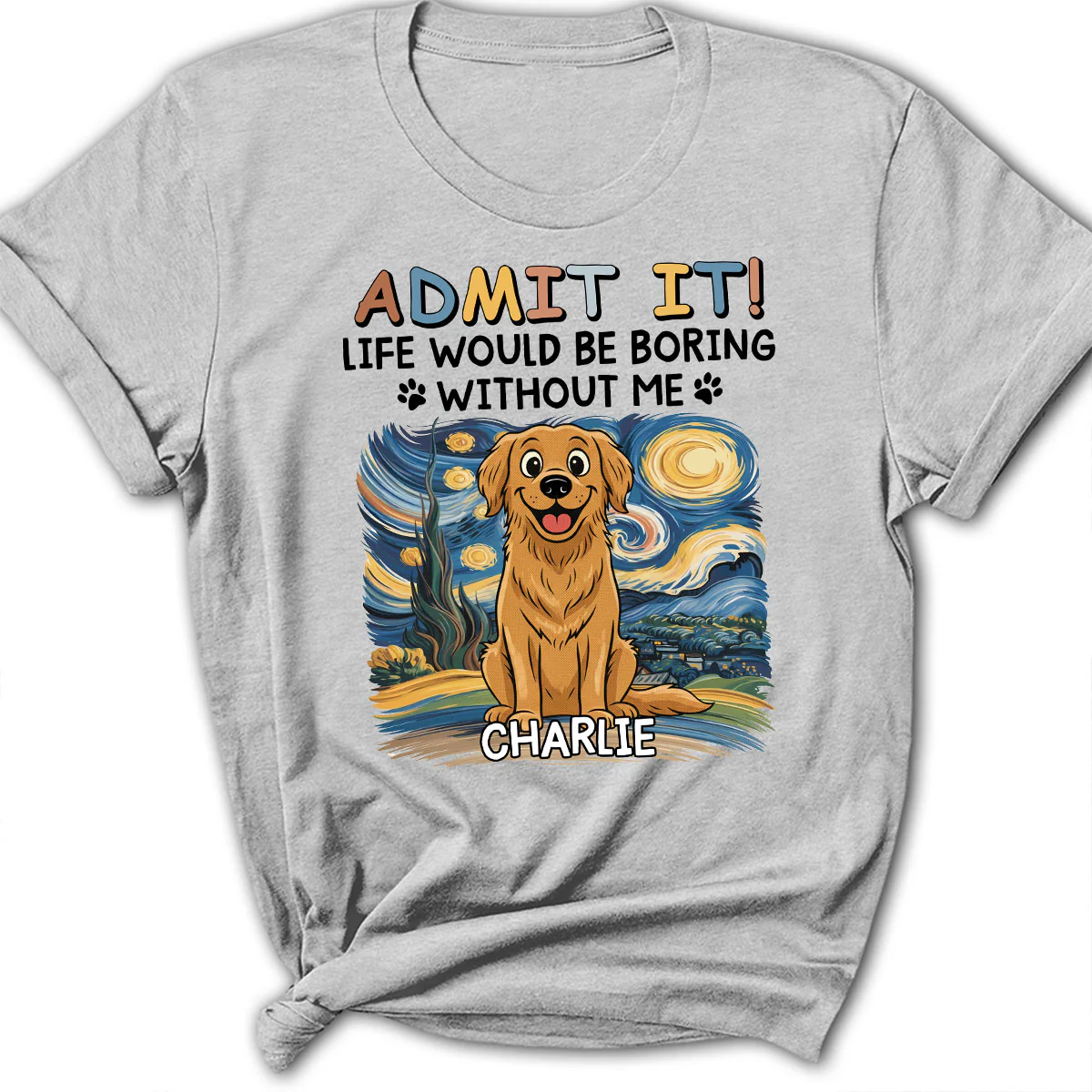 Admit It Retro - Personalized Custom Women's T-Shirt