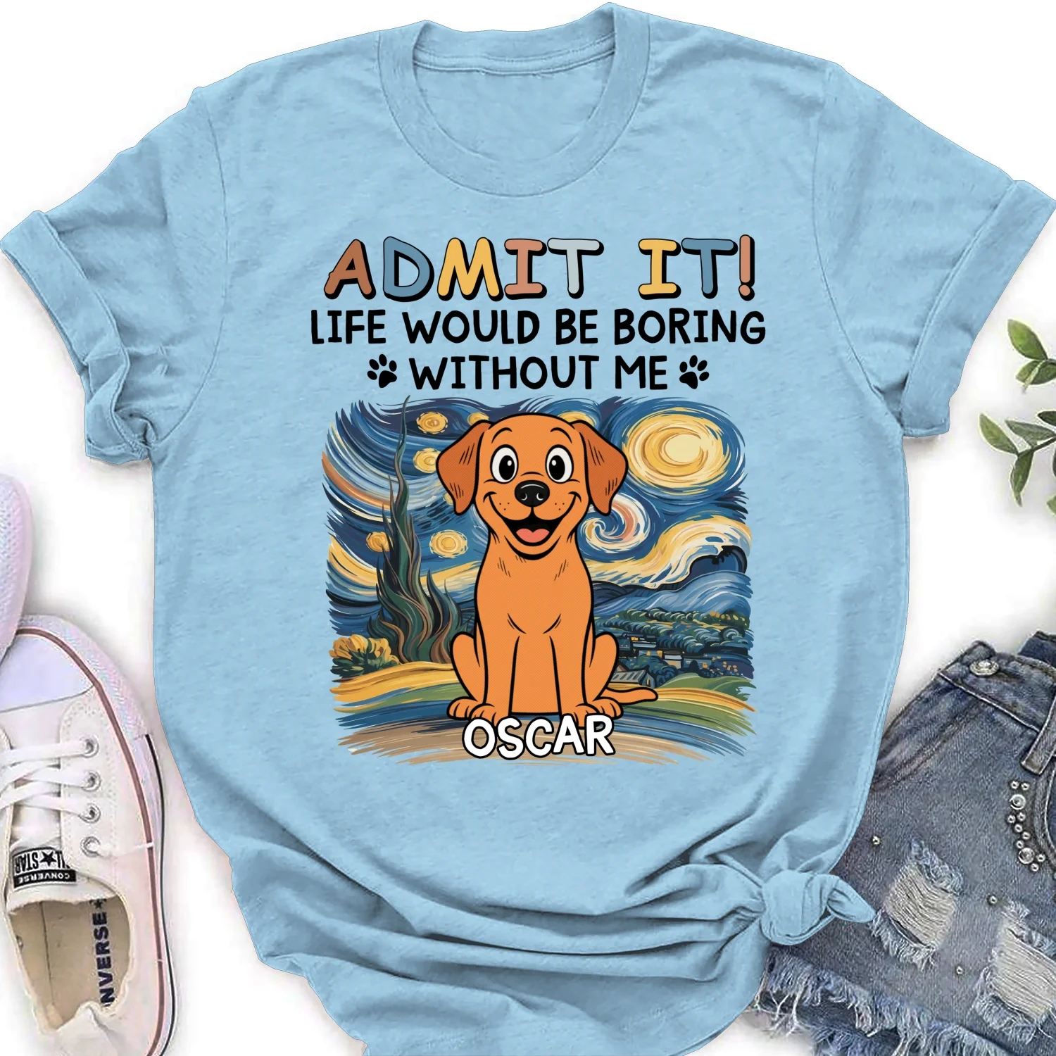 Admit It Retro - Personalized Custom Women's T-Shirt - Image 9