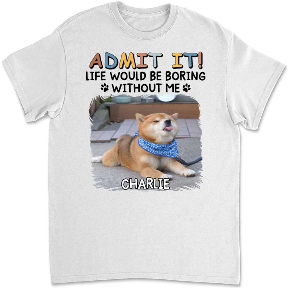 Admit It Retro Photo - Personalized Custom Unisex T-Shirt - Image 6