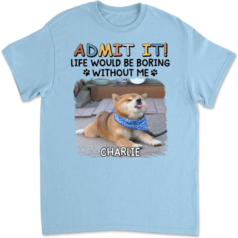 Admit It Retro Photo - Personalized Custom Unisex T-Shirt - Image 8