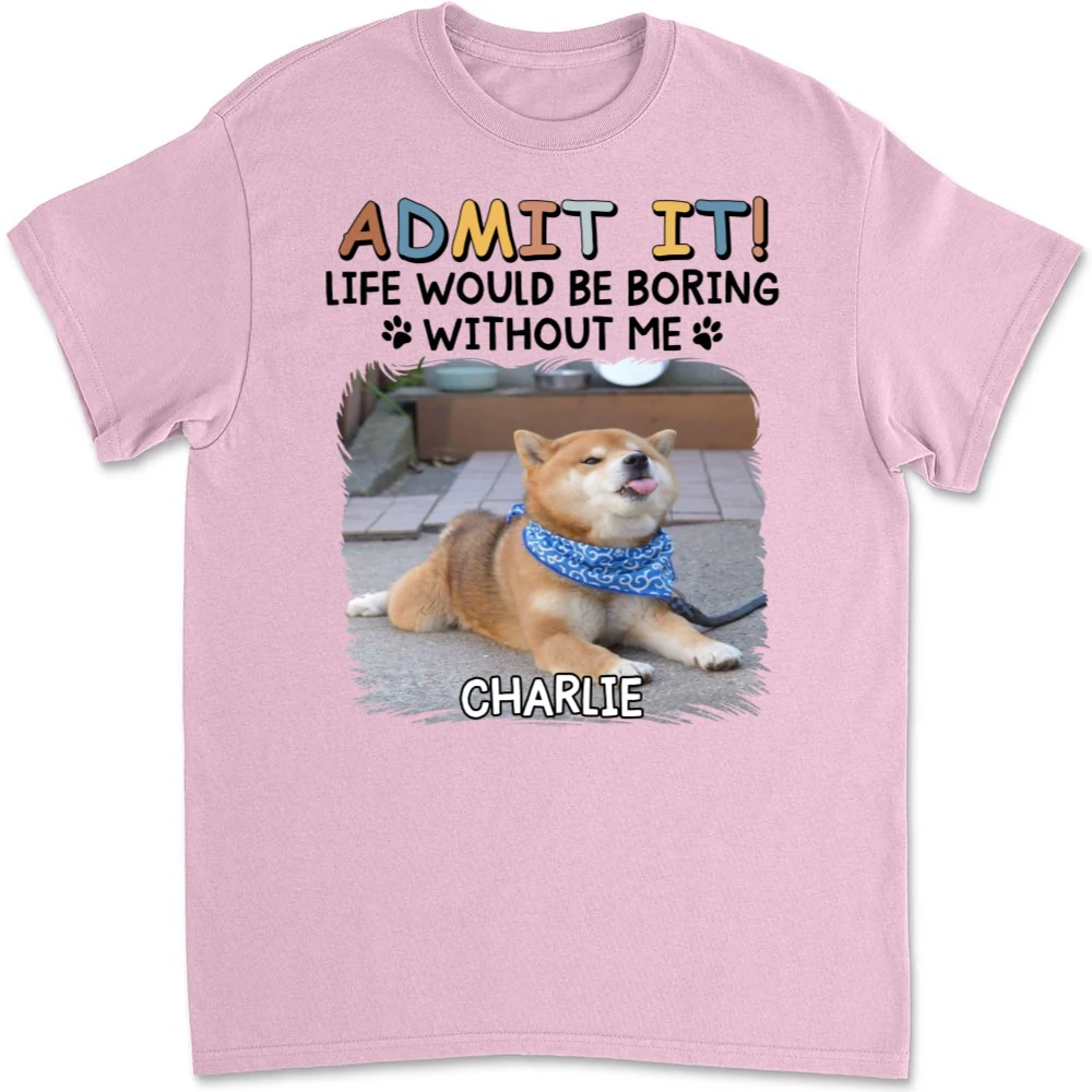 Admit It Retro Photo - Personalized Custom Unisex T-Shirt - Image 9